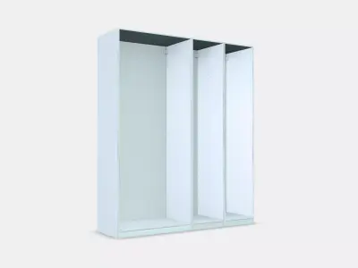 PAX 3 wardrobe frames 4 Low-poly 3D model