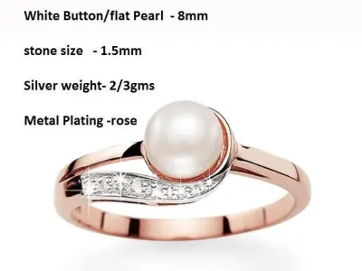 12 pearl rings 3D print model