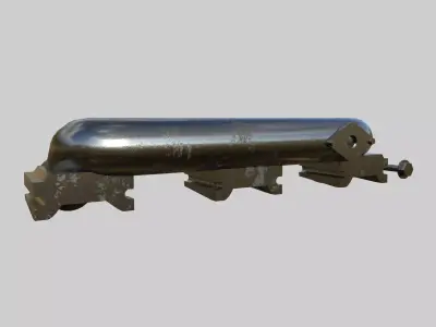 Exhaust Manifold Low-poly 3D model by prem-21ff44