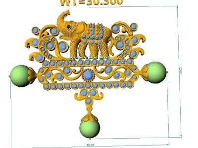 FASION PENDANT 3D model