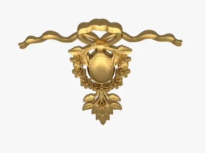 Classic decor ornament 219 3D model