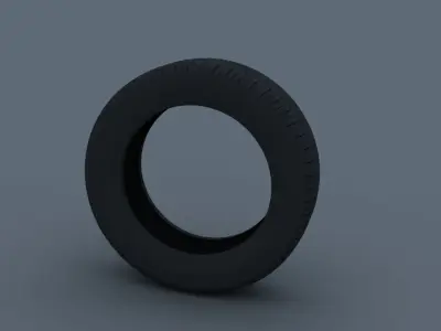 Car tire 3D model