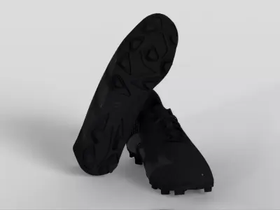 Adidas Predator Accuracy 4 Flexible Ground Black Soccer Low-poly 3D model