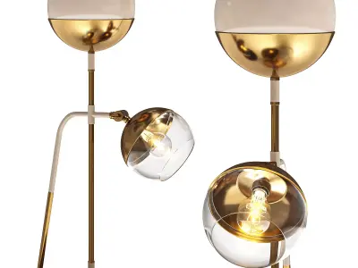 Black Widow II table lamp  3D model