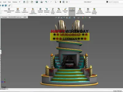 Birthday Cake 3D model