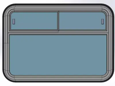 window in car 3D model