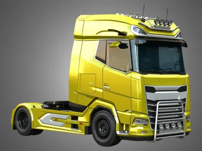 XG 530 Truck - Single Axle 3D model