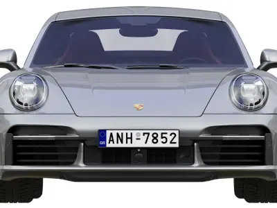 Porsche 911 Turbo S 2021 3D model by zifir3d