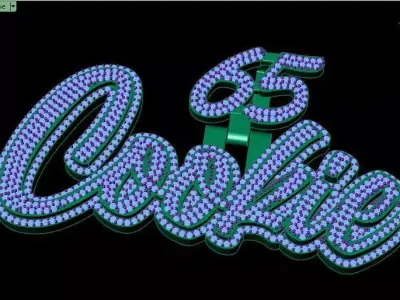 Luxury Diamond-Style 3D Printable Jewelry Model 3D print model