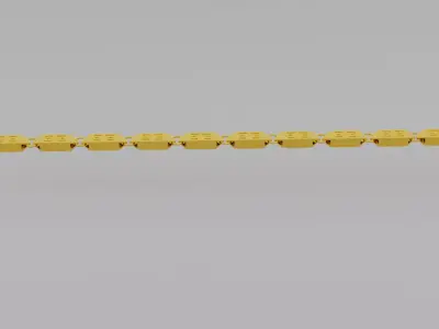 necklace and chrostmas tree Free 3D model
