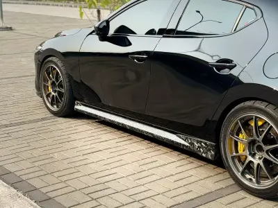 Mazda 3 Hatchback - Front Lip and Side Skirt 3D print model