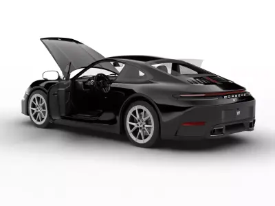 Porsche 911 Carrera 4S HQ 2025 3d model 3D model