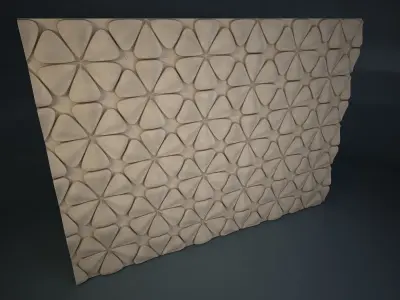 02 FRANGIPANI RELIEF Low-poly 3D model