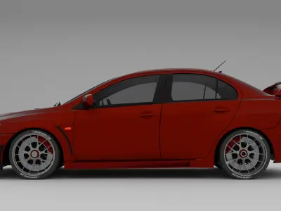 Mitsubishi Lancer Evo 3D model