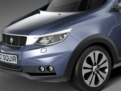 Generic SUV v1 2016 3D model