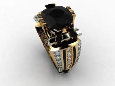 Male Ring  Luxury 3D print model