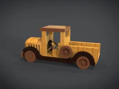 Pickup Truck Toy 3D print model