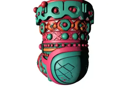 Christmas Socks 3D Printable Model 3D print model