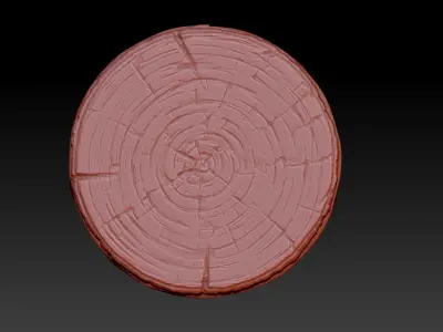 Collection 1 to 6 bronze medallion with knight 3D print model