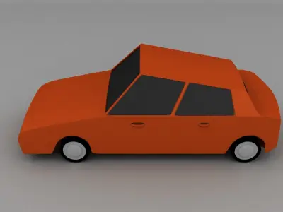 Car Toy Low-poly 3D model
