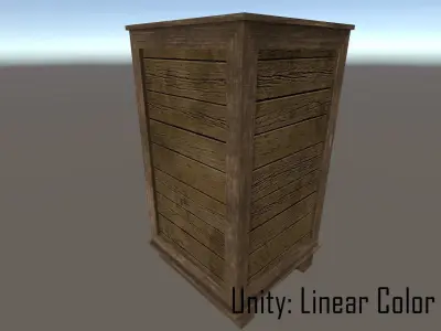 Shipping Crate Low-poly 3D model