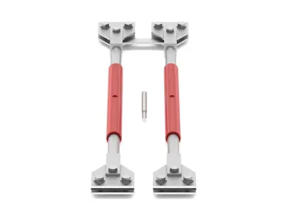 Garage Door Restraining Bars 3D model