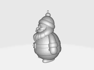 Cute Santa Claus Ornament Holiday Decor Christmas Decoration 3D print model