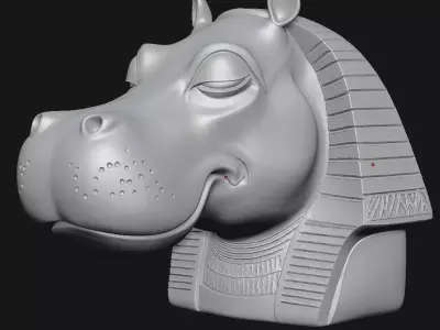 Hippopotamus 3D print model