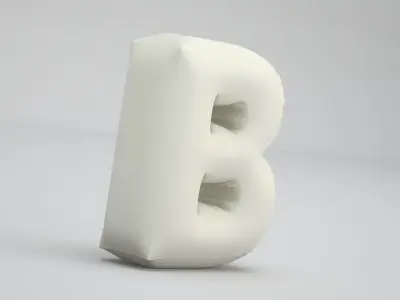 B Balloon 3D model