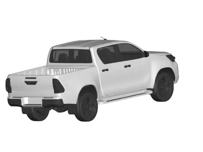 Toyota Hilux 3D model by japan-car