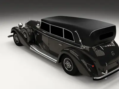 Mercedes 770 Staff Car 3D model