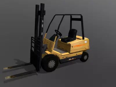 Forklift Low-poly 3D model