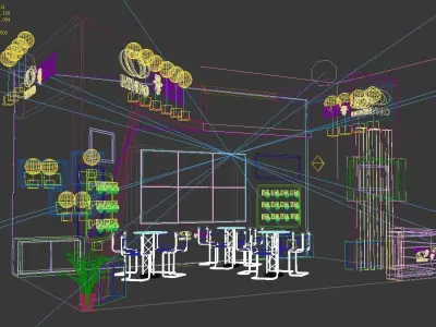 Exhibition - Area - 6X9-3DMAX2009-72 3D model