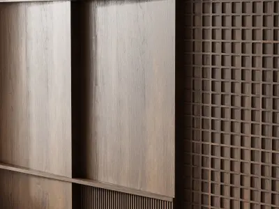 Wooden panels 3D model