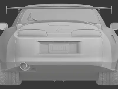 TOYOTA SUPRA VARIS RIDOX Low-poly 3D model