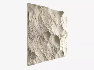 502-RockPanel piece of stone on wall 3D model