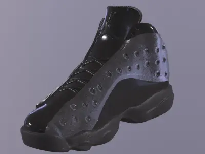 NIKE AIR JORDAN 13 SHOES PBR Low-poly 3D model