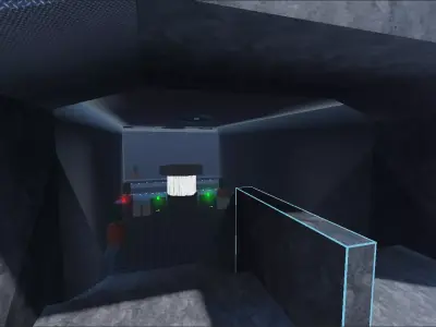 Boat 1 tunnel in video game Free 3D model