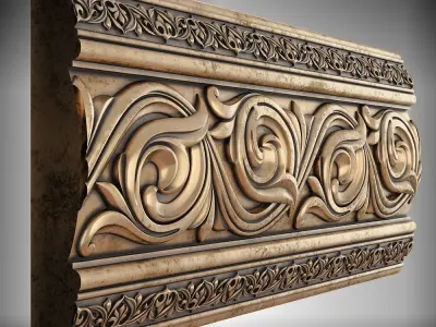 Arabian molding 3D model