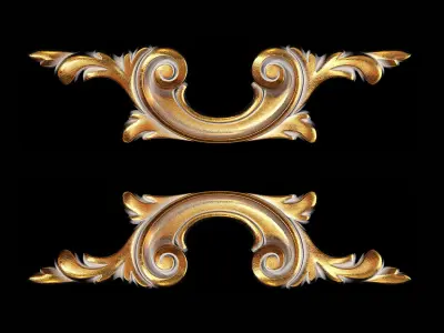 Classic carved 102 3D model