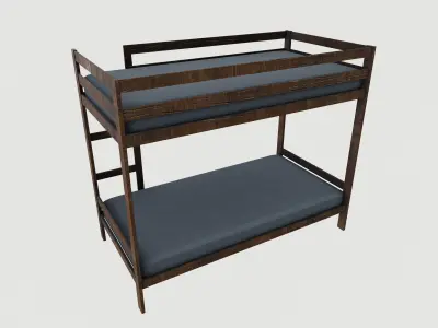 Bunk bed 3D model