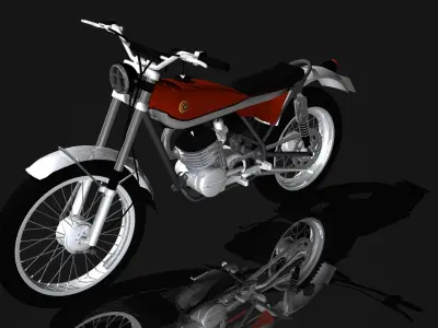 BULTACO SHERPA T Low-poly 3D model