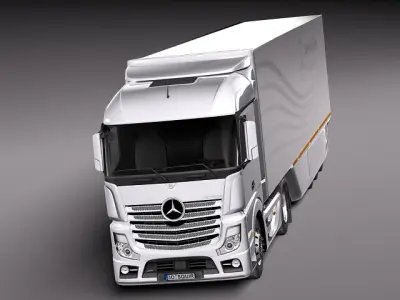 Mercedes Actross AeroTrailer 2014 3D model