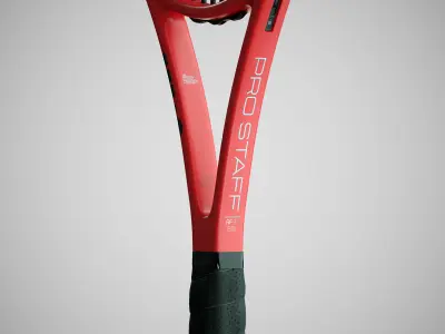 Wilson Pro Staff RF97 Autograph Red 3D model
