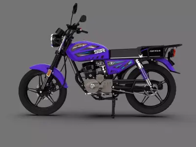 Bera SBR 150 Sport Motorcycle 3D Model 3D model