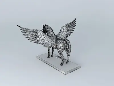 Horse statue Free 3D model