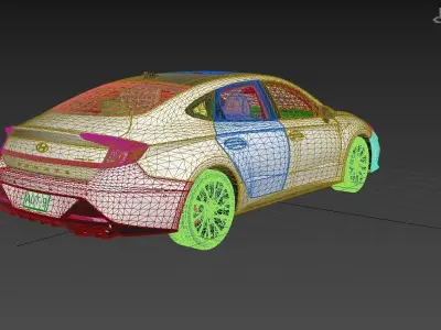 Hyundai Sonta Limited 2020 3D model