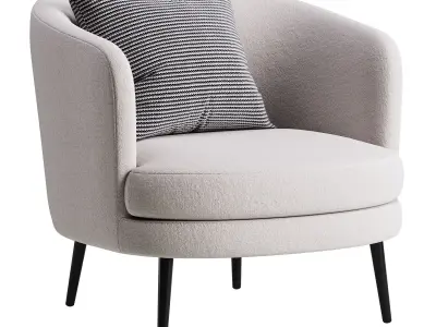 Viv Slipper Chair 3D model