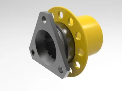 Formula Renault 2000 steering wheel 3D model