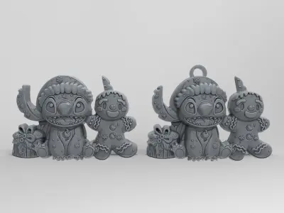 chritsmas tree stitch decor  3D print model